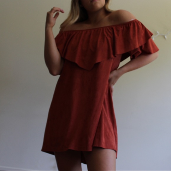 Suede cocktail dress - Picture 8 of 8